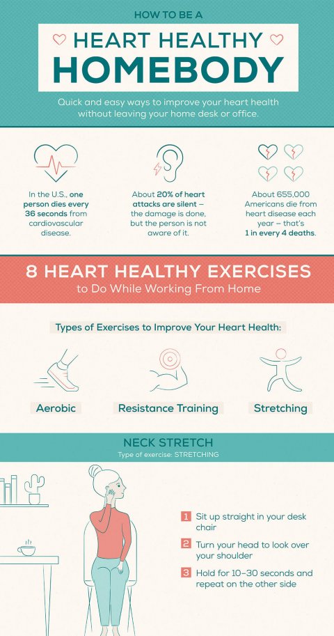 Desk Exercises to Keep Your Heart Healthy While You Work - Careers in ...